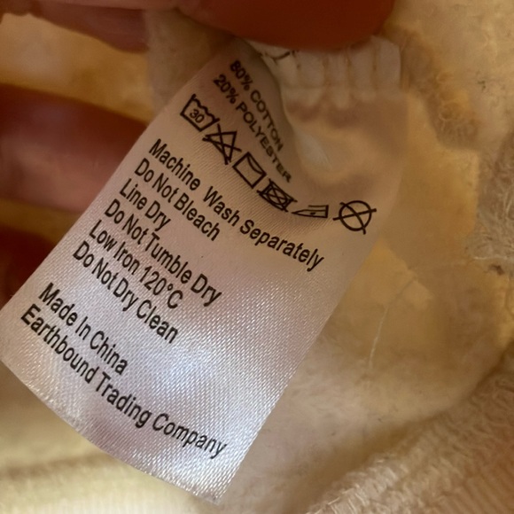 Earthbound Butterfly Boho Print Cream Sweater - Picture 4 of 5